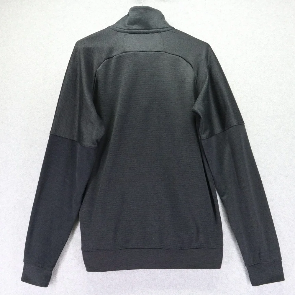 Adidas 1/4 Zip Pullover Jacket Mens Small‎ Mock Neck Gray San Antonio Christian